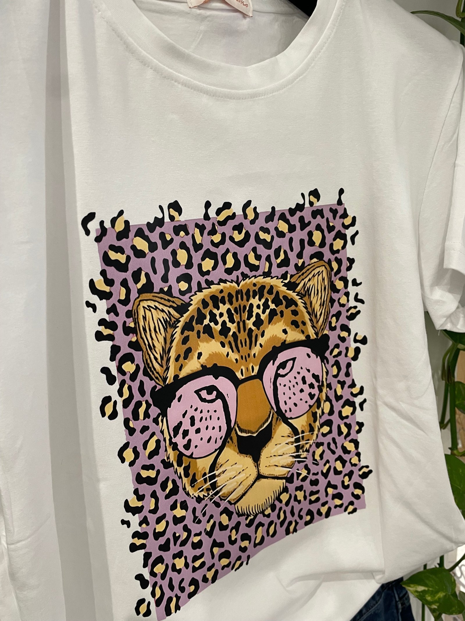 T-Shirt Ghepardo Lilla