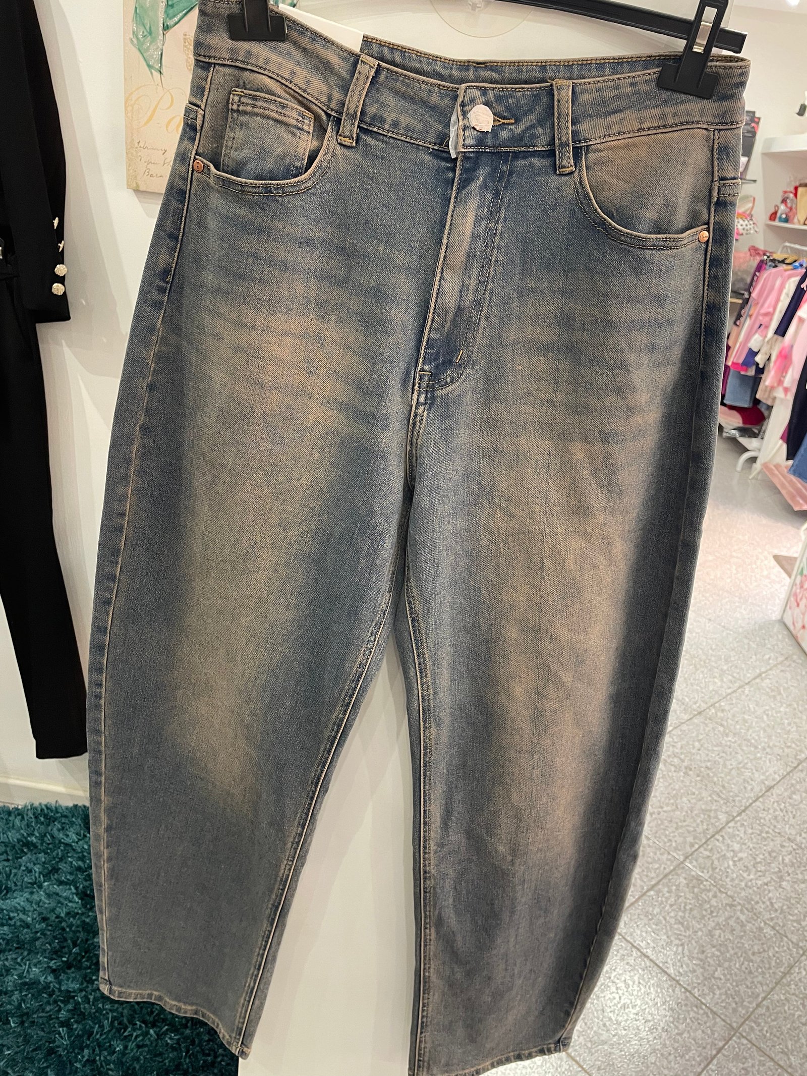 Jeans Ballon Sabbiato