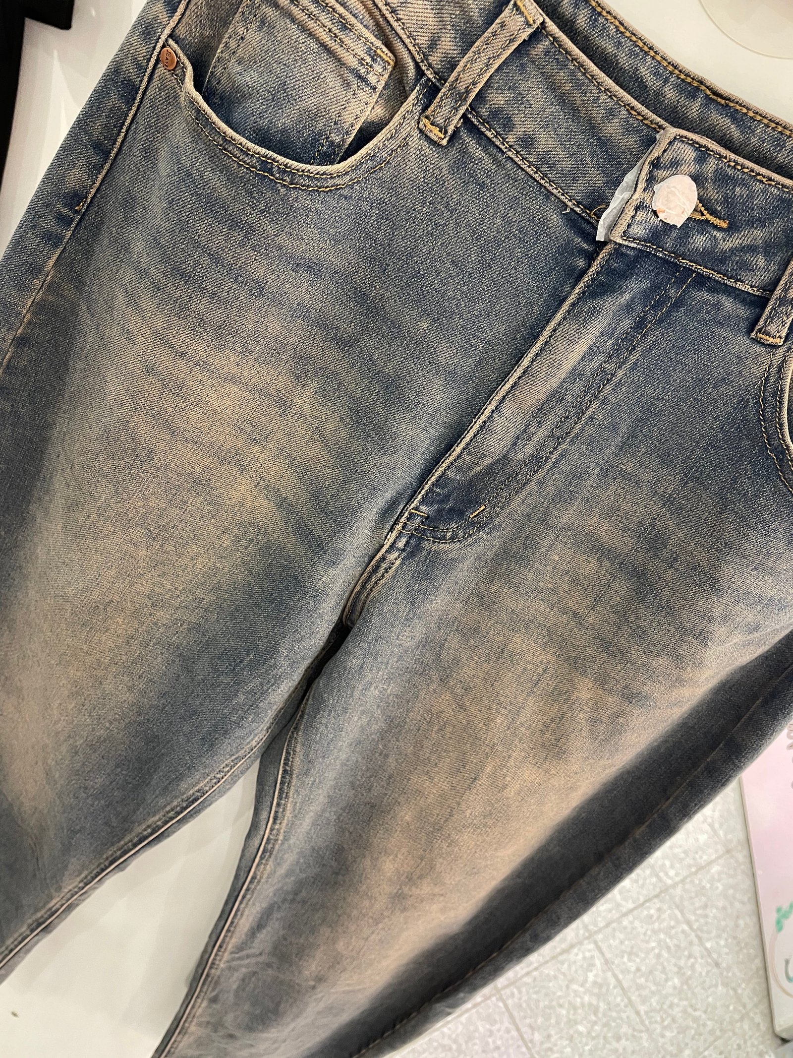 Jeans Ballon Sabbiato