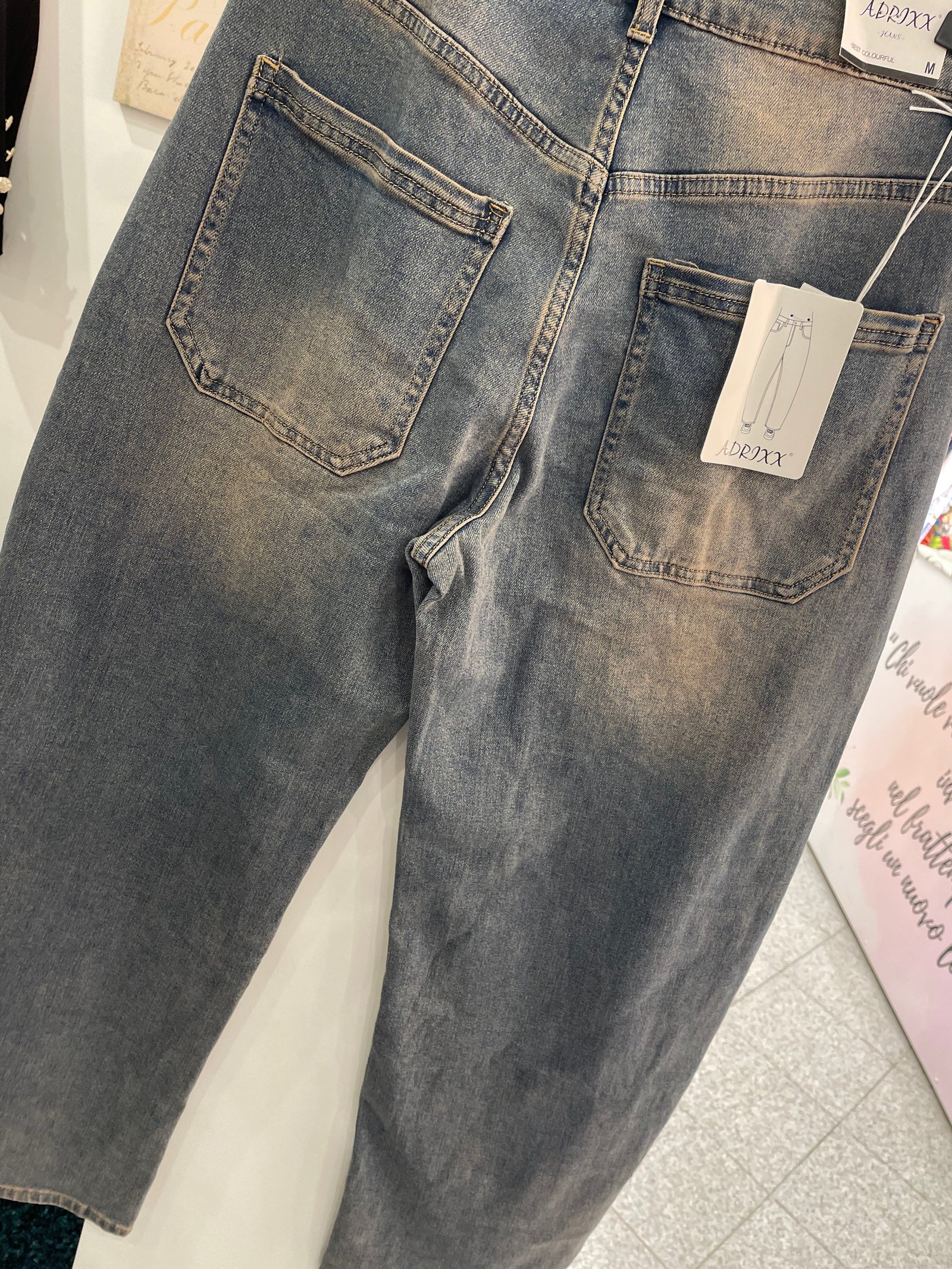 Jeans Ballon Sabbiato