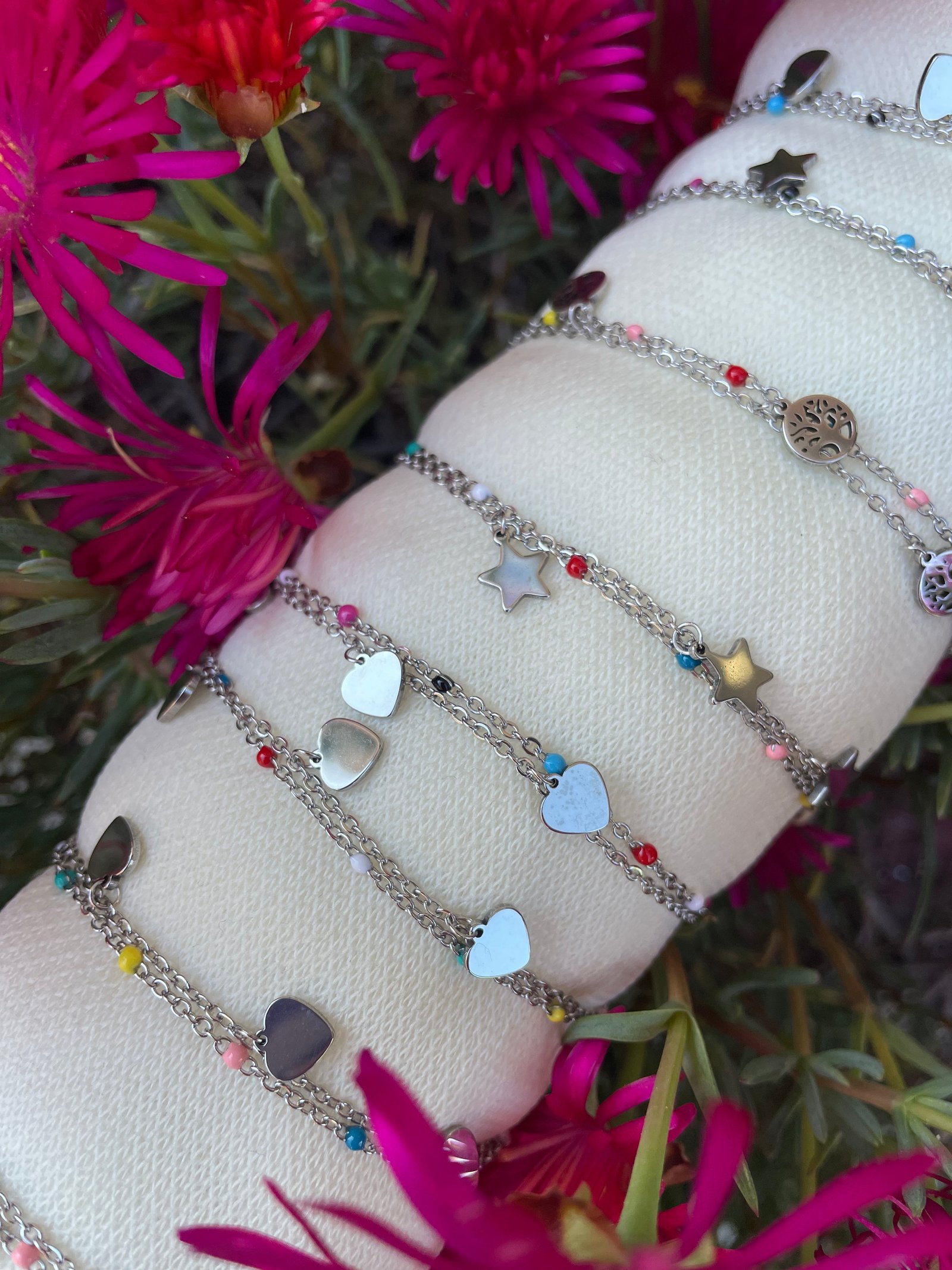 Bracciale acciaio doppio filo